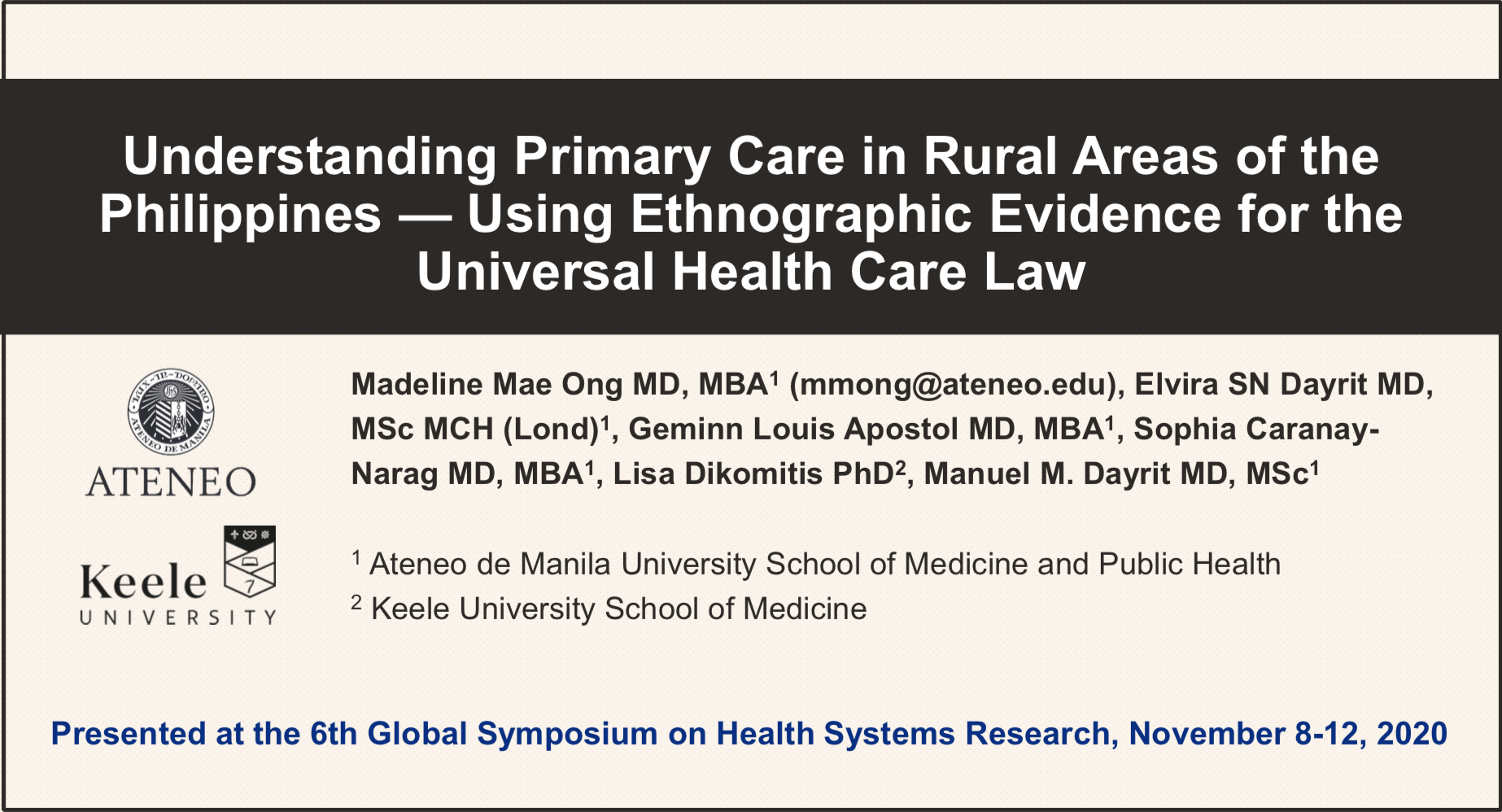  Featured image for article title Understanding Primary Care in Rural Areas of the Philippines — Using Ethnographic Evidence for the Universal Health Care Law